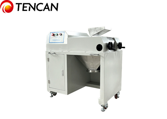 Machine de concassage à poudre à double rouleau en acier inoxydable 150 μm