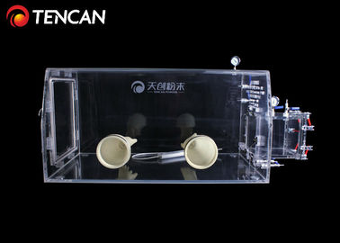 laboratoire 500mm acryliques chimiques de boîte à gants de l'atmosphère inerte d'épaisseur de 10mm