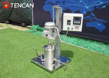 Machine de broyeur à boulets de peinture du contrôle de fréquence 0.37KW pour la poudre nanoe de broyage par voie humide de laboratoire