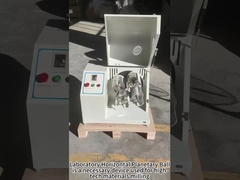 Broyeur à boulets de Hoeizontal 0.75KW pour la dimension de alimentation des matériaux 1-10mm