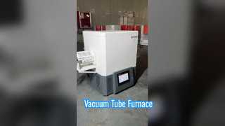 Écran tactile de four à tubes d'alumine de quartz CVD de frittage de laboratoire divisé de four à tubes sous vide de haute pureté