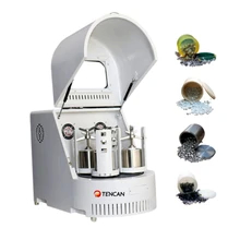 Fabricant de moulin à billes planétaire de laboratoire Broyeur en acier inoxydable 220V 50Hz 0,75KW Bouteille d'agate 90kg Poids