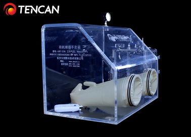 norme de l'OIN fortement transparente acrylique de la boîte à gants d'épaisseur de 15mm 500mm
