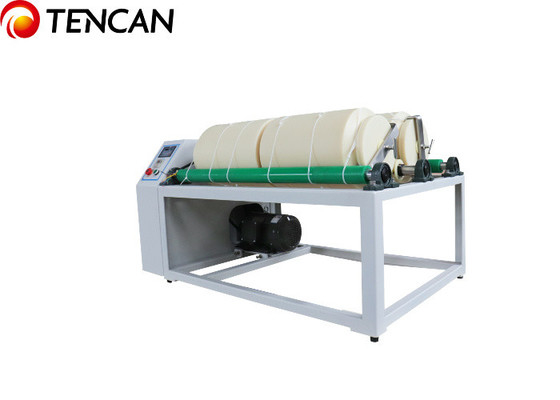 Fabricant de broyeurs à billes de laboratoire à rouleaux de fûts 1130*800*690mm avec couverture de poussière / services de personnalisation d'engrenages à main