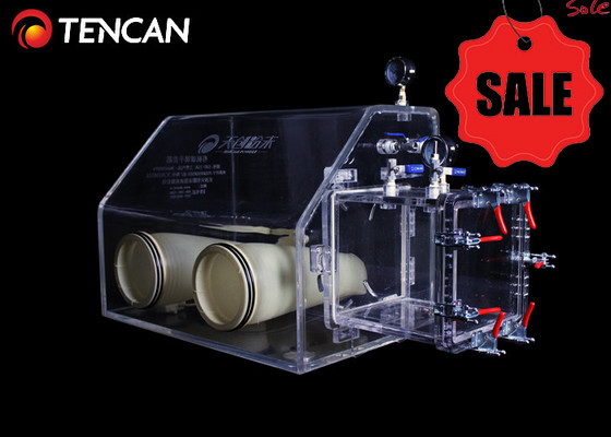 GBT-30A Boîtes à gants de laboratoire transparentes Systèmes de gestion des gaz PMMA inerte épaisseur 30 mm
