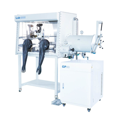 TENCAN Lab Purified Glove Box GBP1000D-4 (1200) Boîte à gants de travail à deux côtés Systèmes de purification des gaz pour batteries lithium-ion