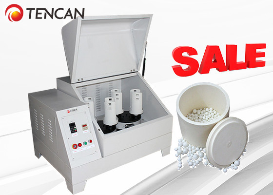 Moulin à billes planétaires double 6L à haut rendement avec des pots de fraisage 4×1,5L