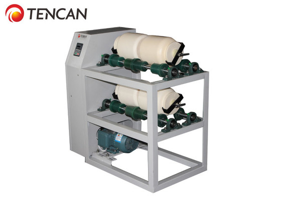 Capacité de broyeur de pots à rouleaux horizontaux à plusieurs positions de 4 × 20 L pour le mélange de poudre ultra-fines dans la production en laboratoire/en lots
