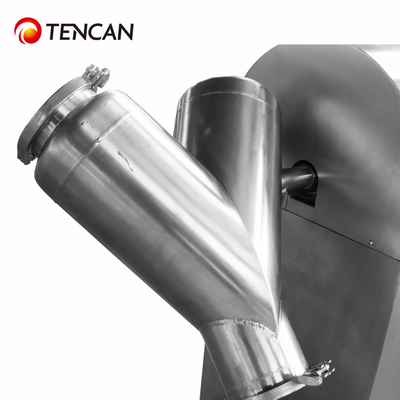 Mélange uniforme sans zones mortes 5-500L mélangeur industriel en poudre en forme de V à tension 220V ou 380V