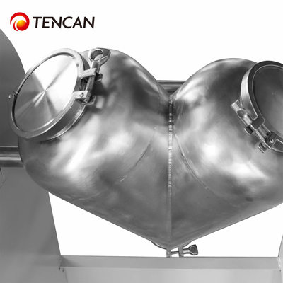Mélangeur à poudre industriel de type V 100L pour le mélange d'engrais et de produits chimiques agricoles