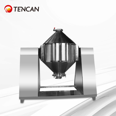 Mélangeur conique double de laboratoire/industriel Tencan 5-300L - Haute efficacité et faible consommation d'énergie