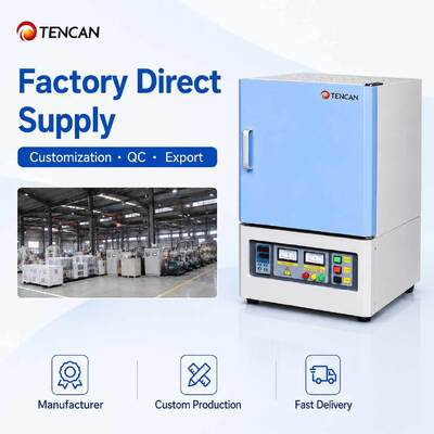 1200°C Muffle Furnace with 50-Segment PID Control and Polycrystalline Mullite Fiber Lining for High-Temperature Applications