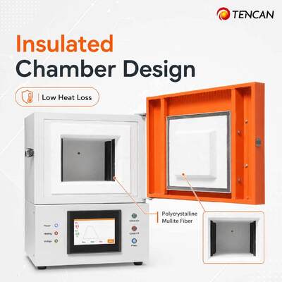 TENCAN CE certifié 1700°C four de frittage en zirconium dentaire avec chauffeur MoSi2 et écran tactile de 7 pouces pour la céramique dentaire