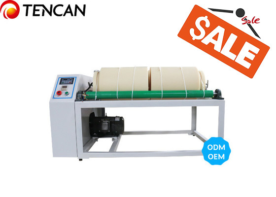 Fabricant de broyeurs à billes de laboratoire à rouleaux de fûts 1130*800*690mm avec couverture de poussière / services de personnalisation d'engrenages à main