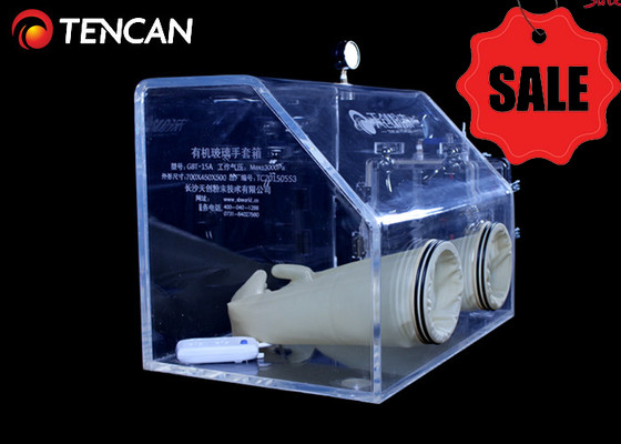 GBT-30A Boîtes à gants de laboratoire transparentes Systèmes de gestion des gaz PMMA inerte épaisseur 30 mm