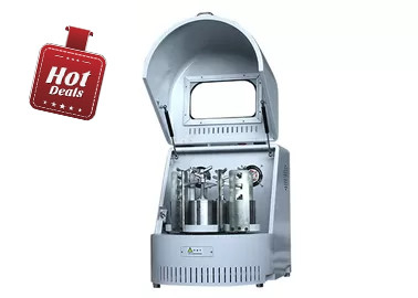 Moulin à billes de laboratoire à demi-ronde verticale pour la fabrication de poudre à l'échelle nanométrique 6L 220V