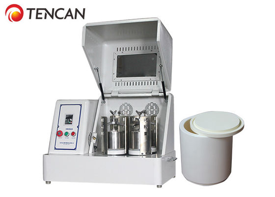 pots assortis planétaires formés carrés de moulin d'agate et de nylon de corindon de zircone de broyeur aux boulets 1.5KW